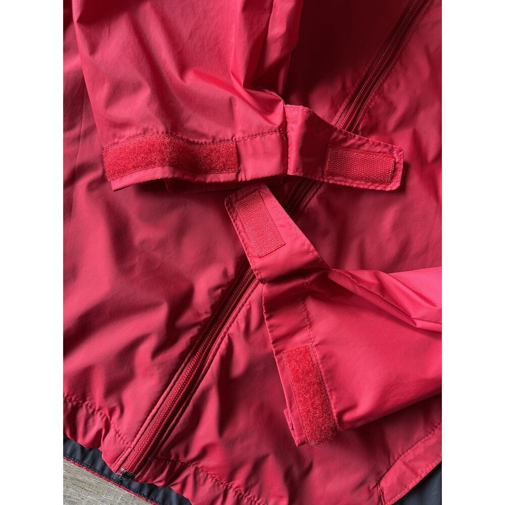 Columbia Windbreaker Jacket Mens S Red Gray Hooded Lightweight Rain Coat - Picture 11 of 12